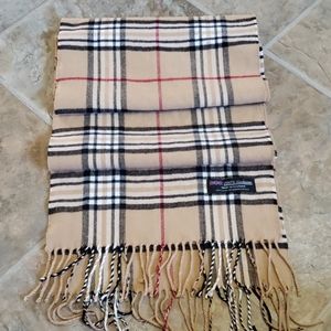 Cashmere Plaid Scarf